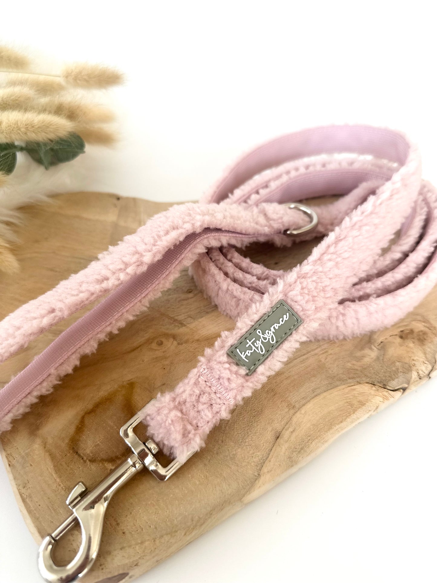 Leash - Cozy Teddy dusty rose
