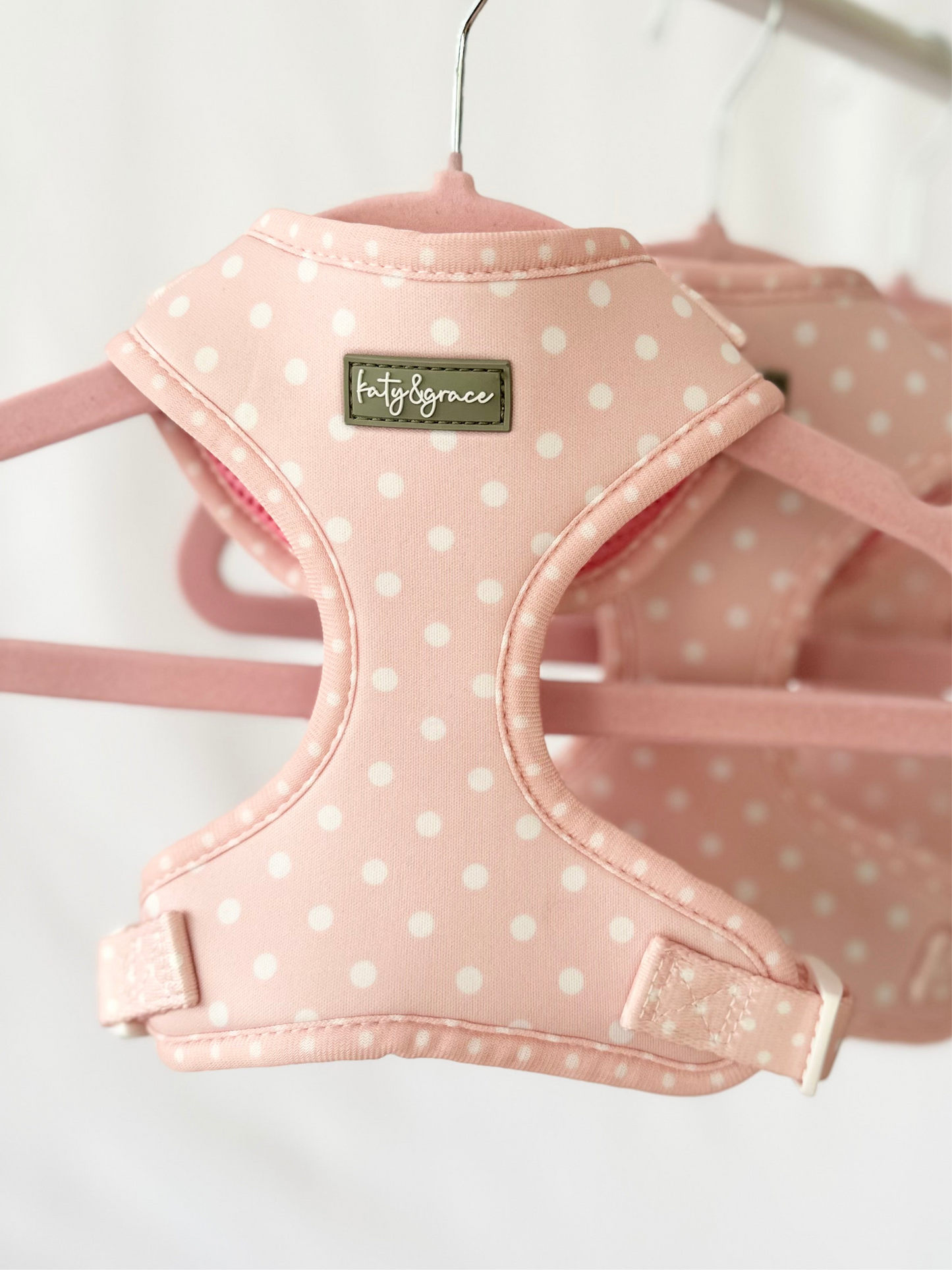 Adjustable Harness - Sweet Polkadot