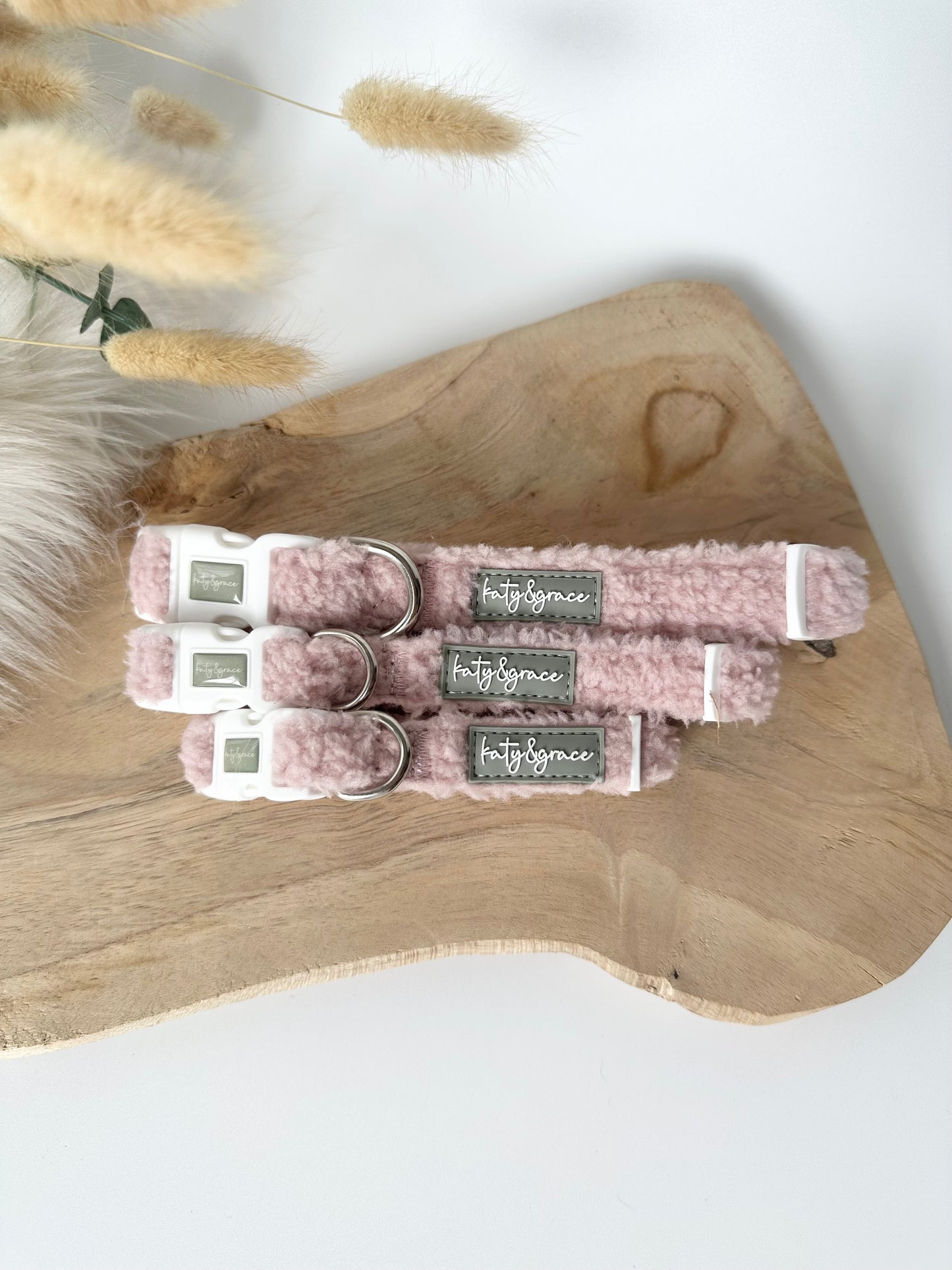 Collar - Cozy Teddy dusty rose