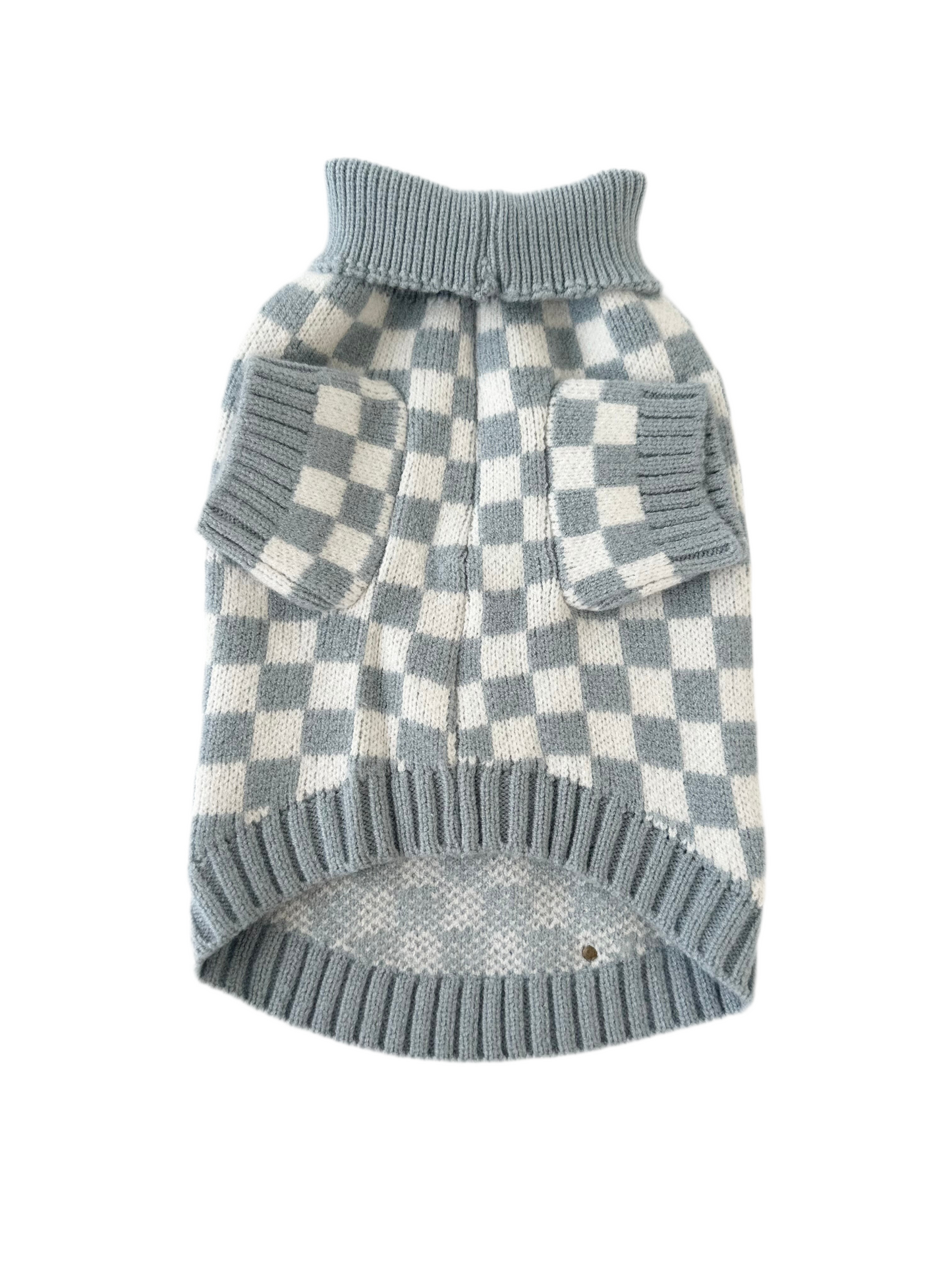 Knit Sweater - Cuddle Check blue