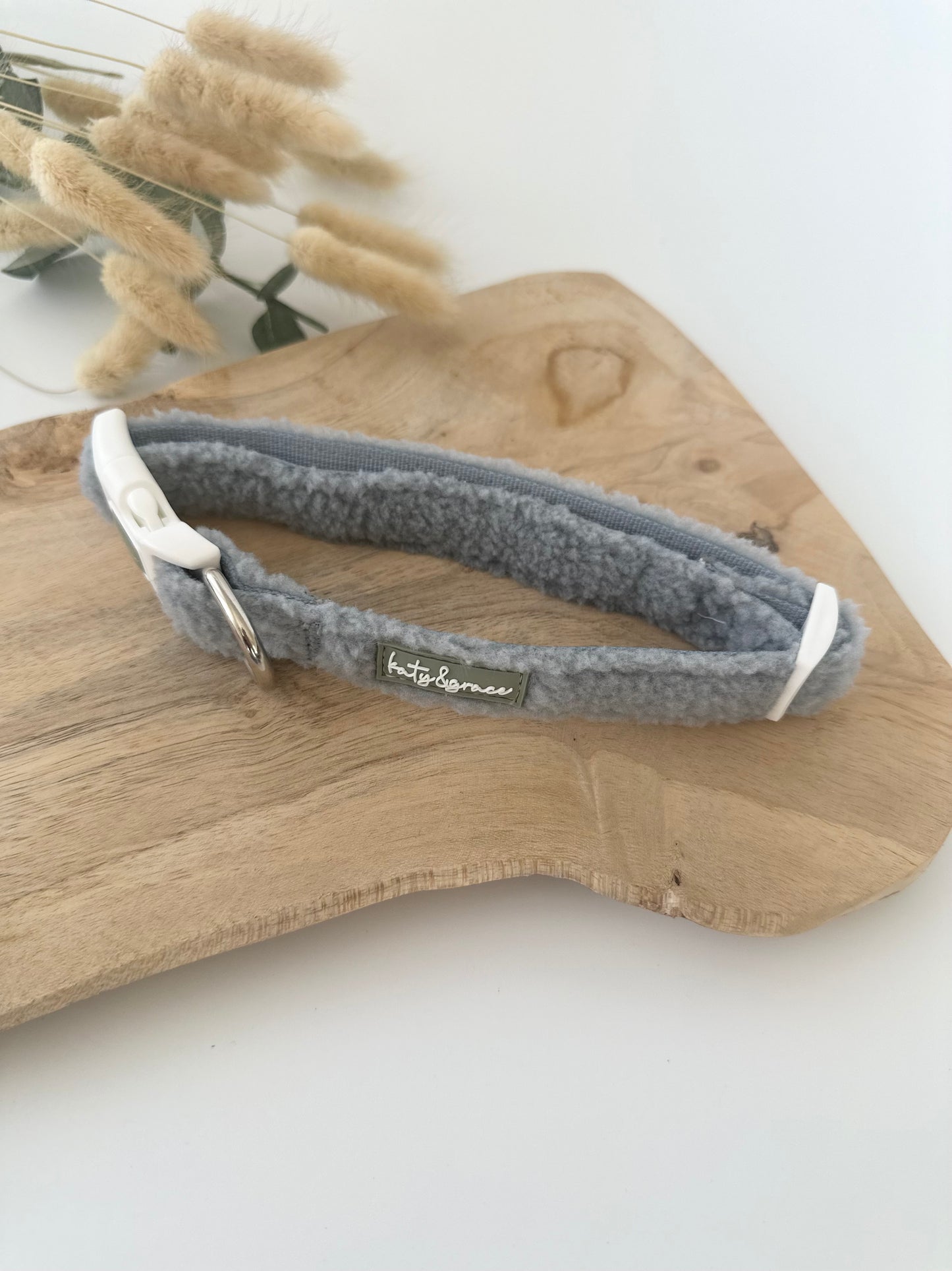Collar - Cozy Teddy frosty blue
