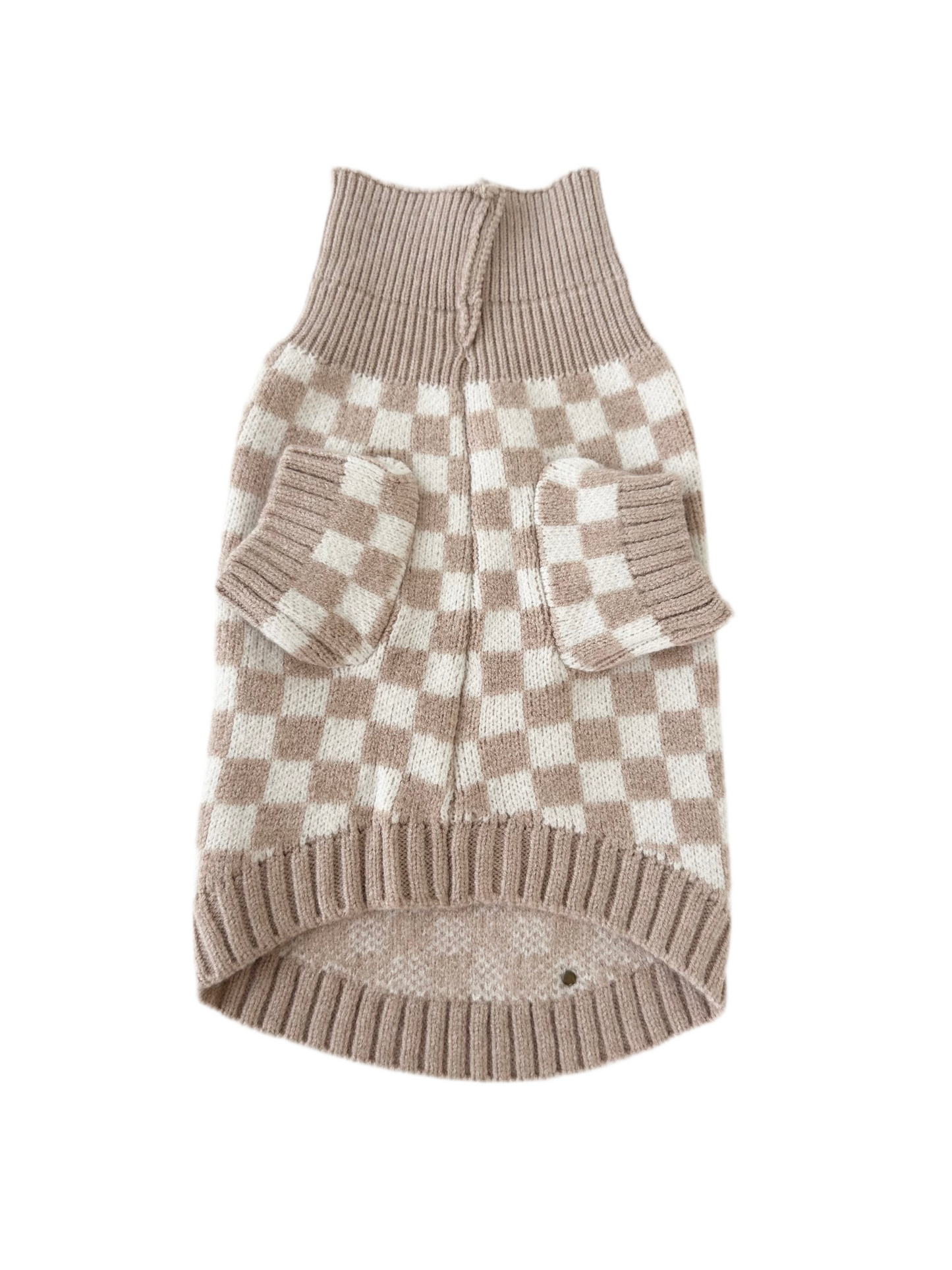 Knit Sweater - Cuddle Check beige