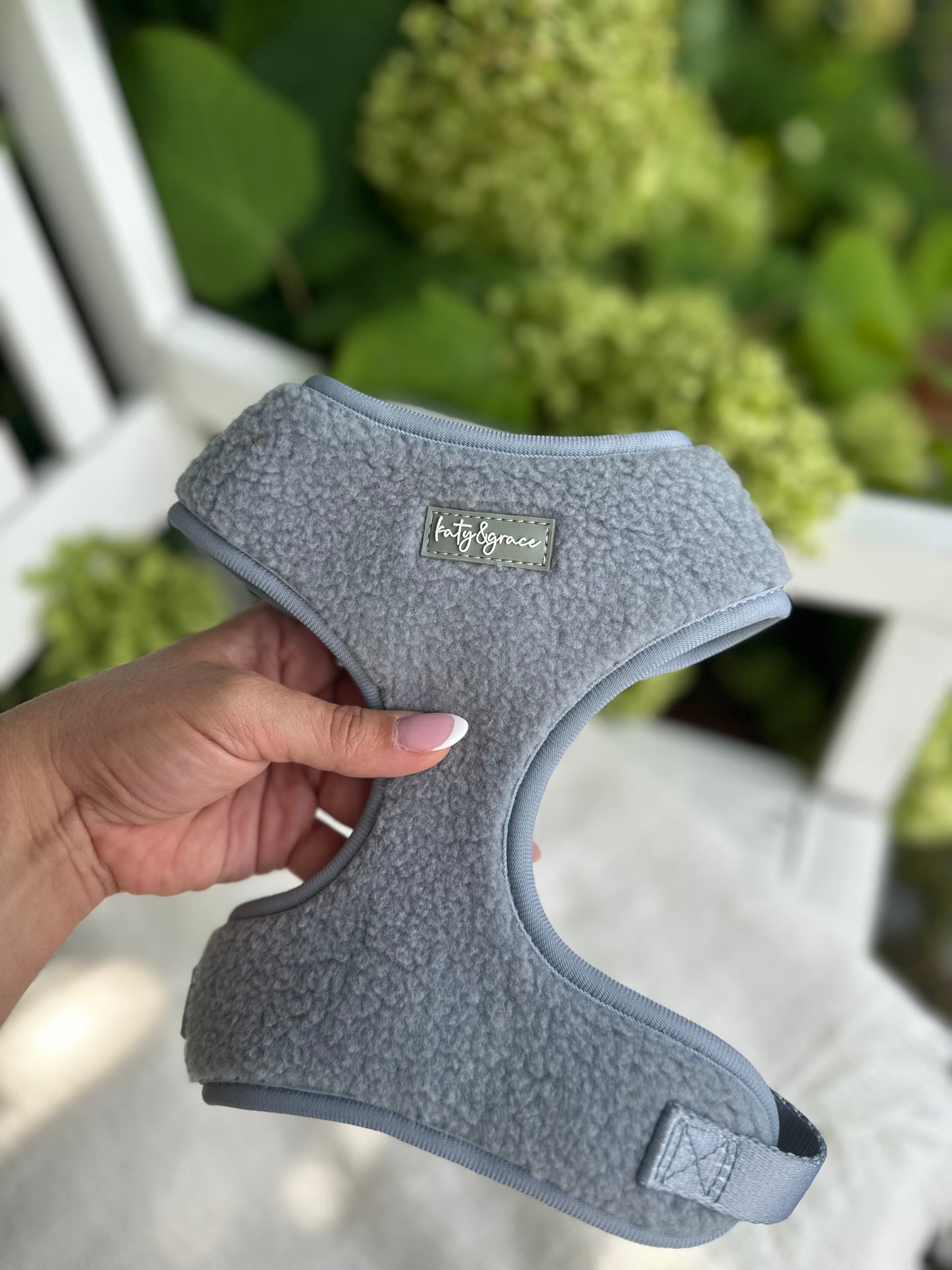 Adjustable Harness - Cozy Teddy frosty blue