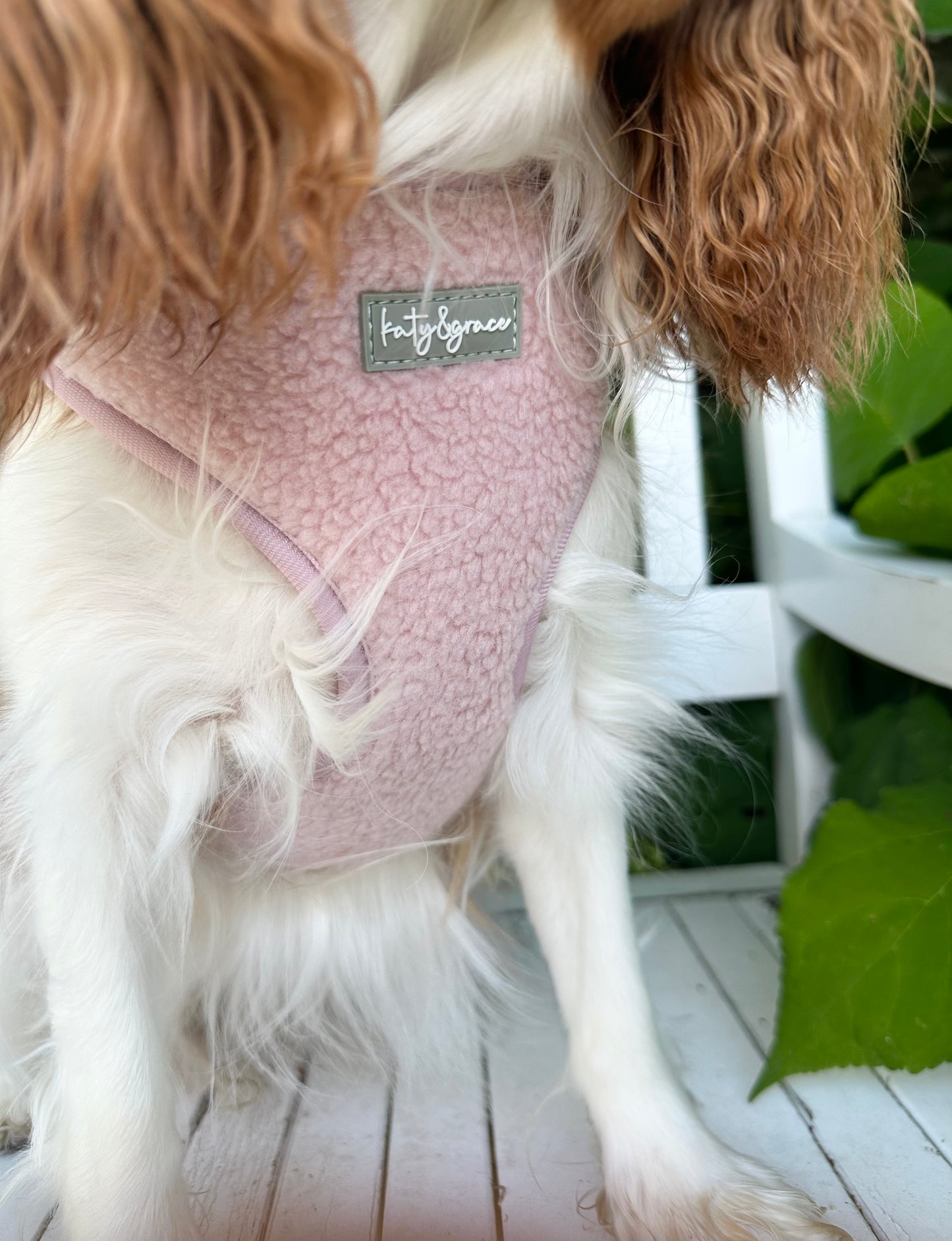 Adjustable Harness - Cozy Teddy dusty rose