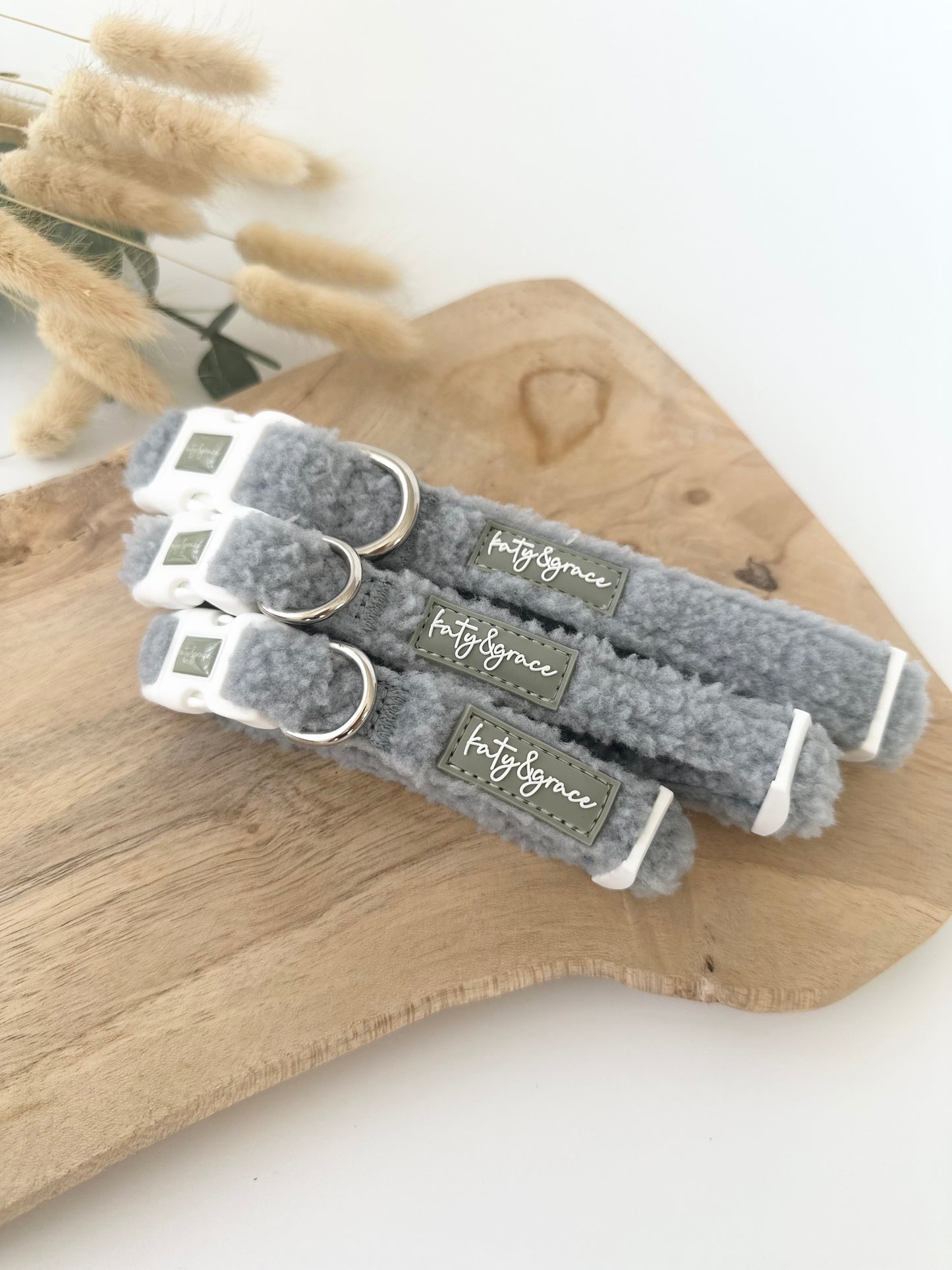 Collar - Cozy Teddy frosty blue