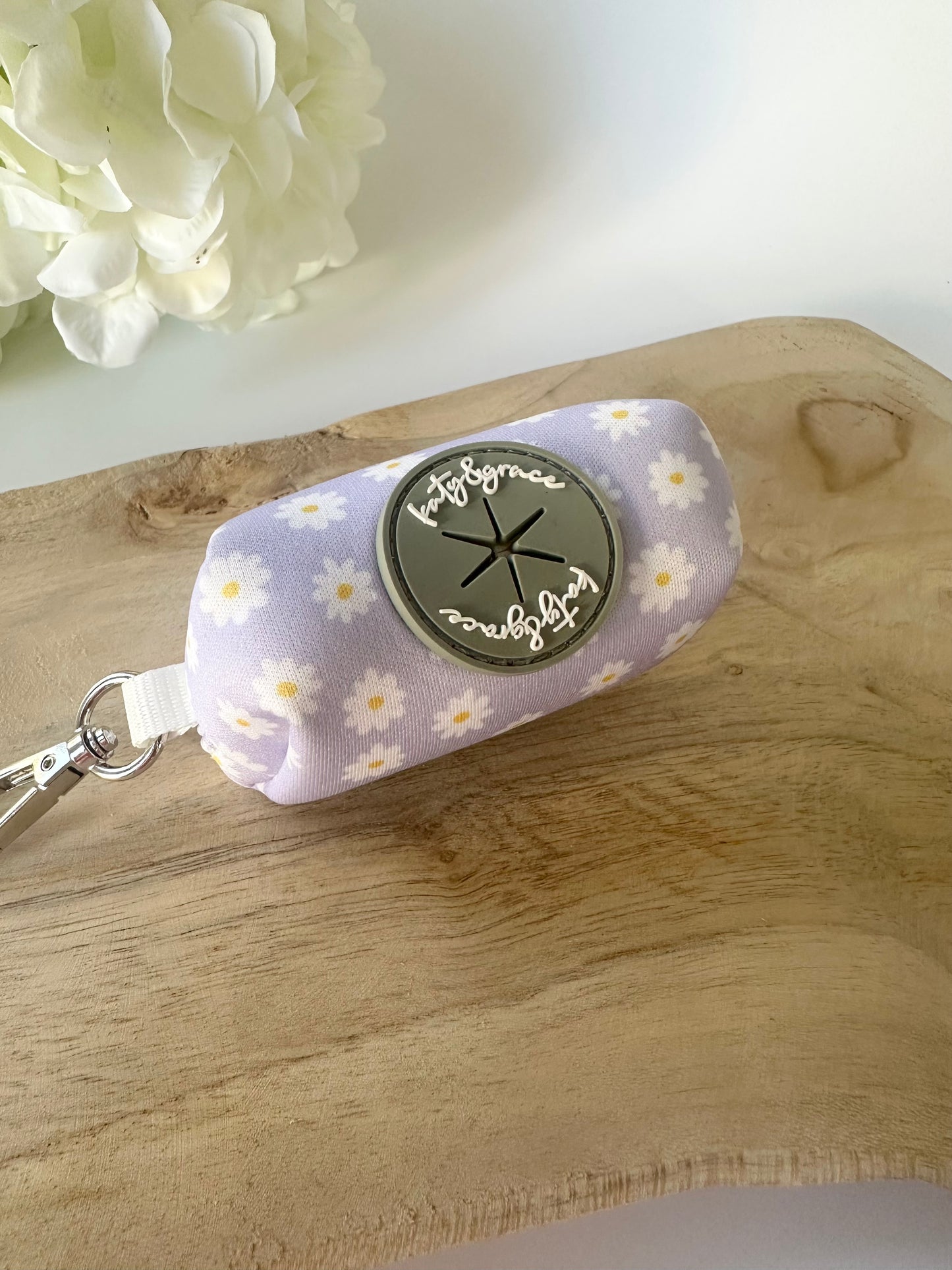 Poop Bag Dispenser - Lilac Daisy