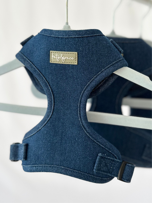 Adjustable Harness - Blue Jeans