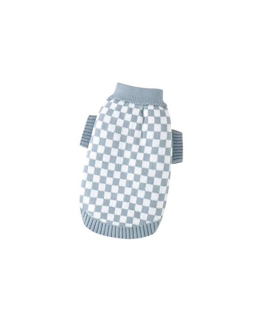Knit Sweater - Cuddle Check blue