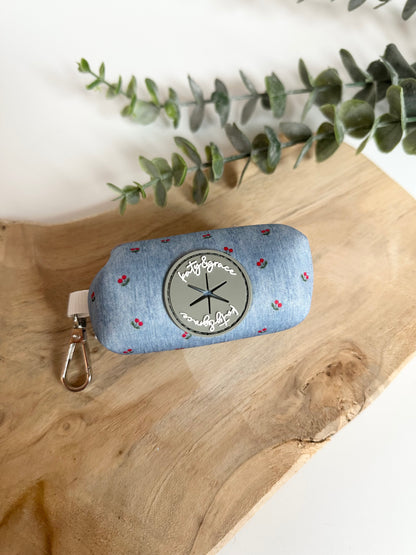 Poop Bag Dispenser - Cherry Jeans