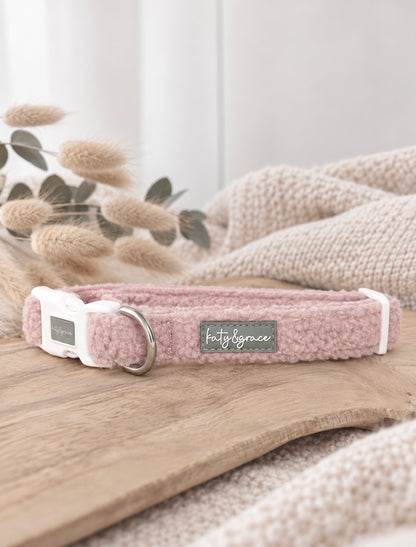 Collar - Cozy Teddy dusty rose