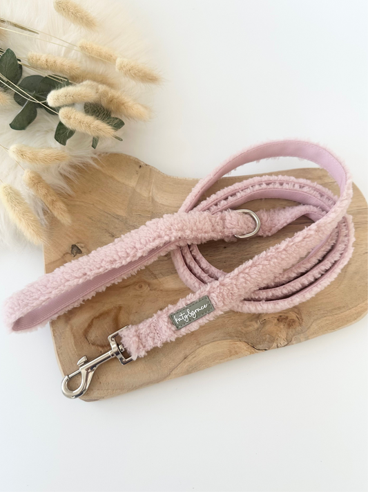 Leash - Cozy Teddy dusty rose