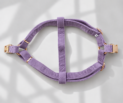 ADJUSTABLE STEP-IN HARNESS - VELVET LUXE LAVENDER