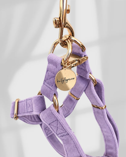 ADJUSTABLE STEP-IN HARNESS - VELVET LUXE LAVENDER