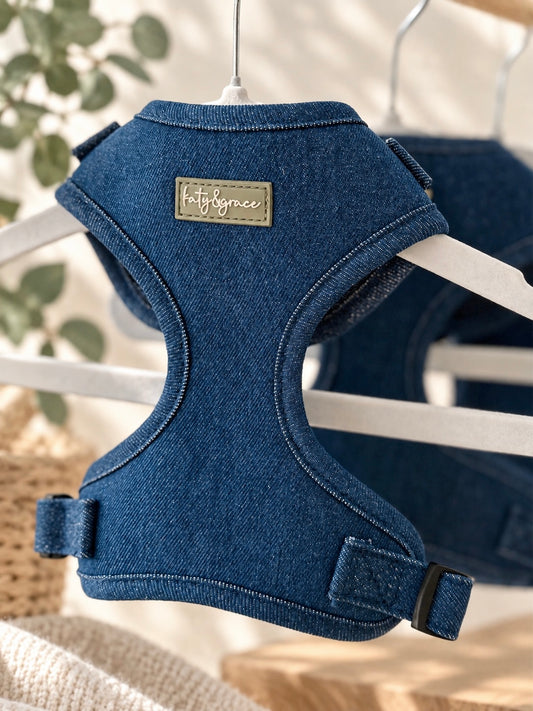Verstellbares Geschirr – Blue Jeans