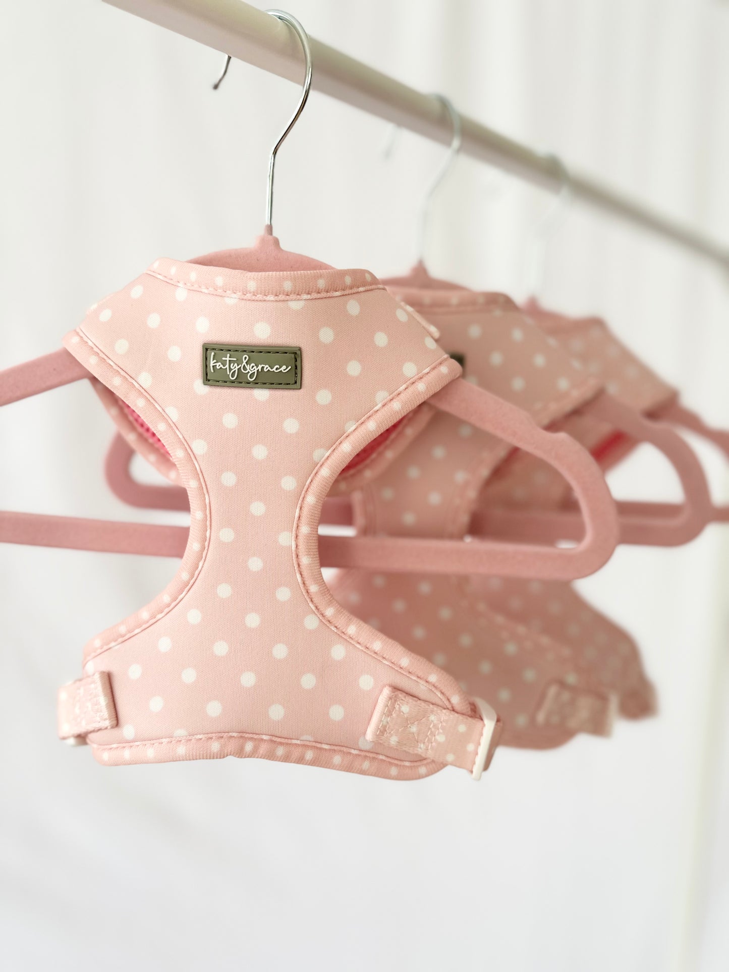 Adjustable Harness - Sweet Polkadot