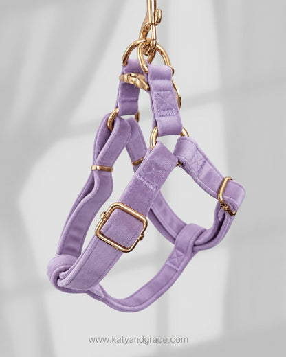 ADJUSTABLE STEP-IN HARNESS - VELVET LUXE LAVENDER