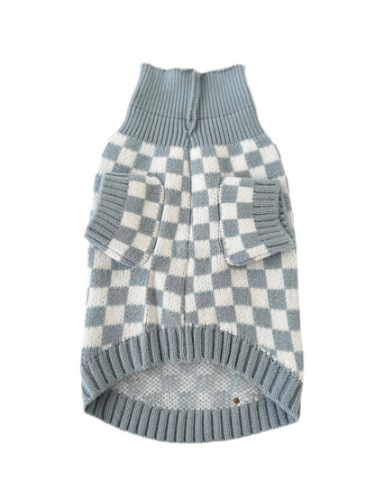 Knit Sweater - Cuddle Check blue