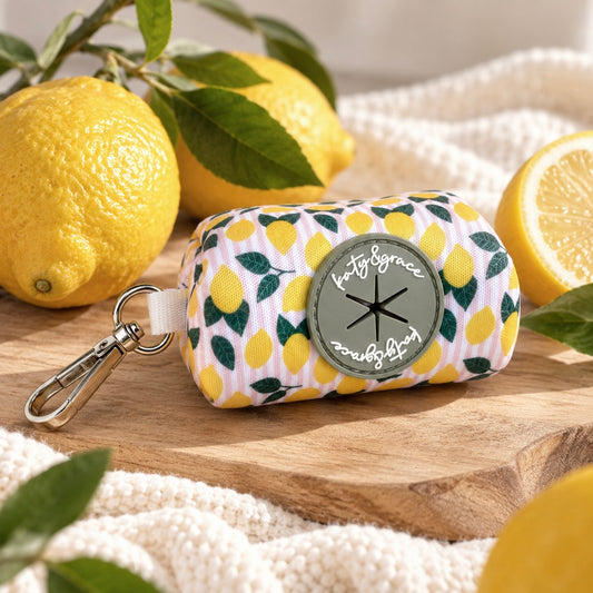 Poop Bag Dispenser - Squeezy Lemon