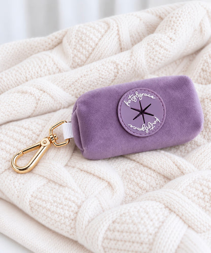 POOP BAG DISPENSER- VELVET LUXE LAVENDER