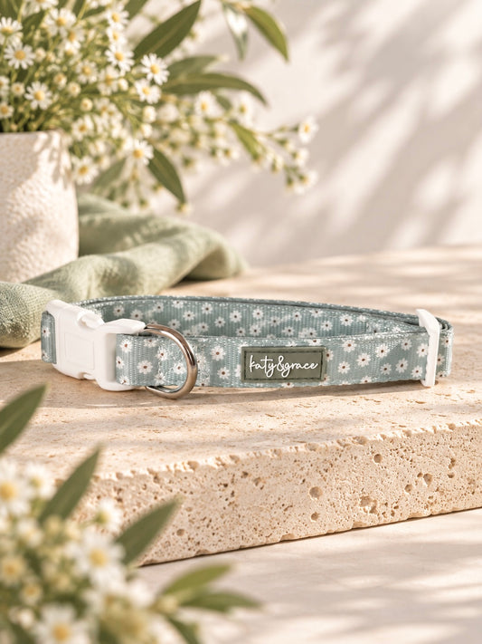 Collar - Sage Daisy