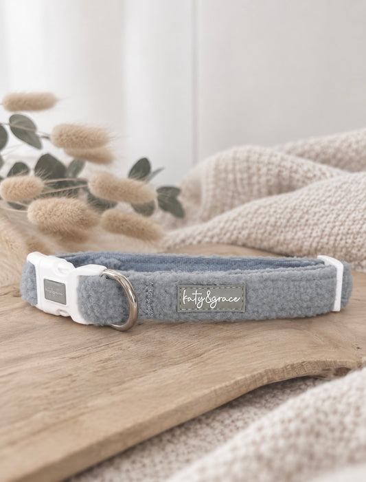 Collar - Cozy Teddy frosty blue